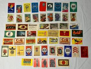 lot 216 image: Vintage Matchbox Labels from USSR and UK Lot 5