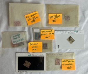 lot 327 image: Great Britain Postage Stamps from Colonies, British Islands, Straits Settlements, and Malaya Straits
