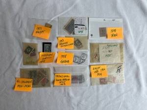 lot 334 image: Collection of Stamps from Iran, Egypt, Iran. El Salvador, Ghana, Turkey, Transvaal, Somaliland, Mazagan Morocco, and Afghanistan dating back to 1877