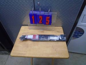 lot 125 image: Craftsman 48 3 blade set. As shown.