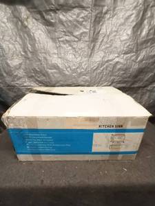 lot 43 image: Unused Stainless Steel Kitchen Sink, Single Bowl 17 x 22