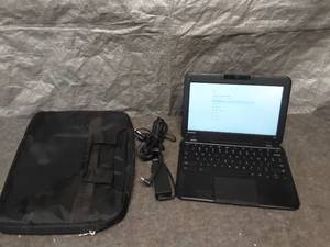 lot 47 image: Used Lenovo N22 Chromebook with Charger and Carrying Case