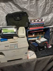 lot 64 image: Mixed Lot of Office Electronics and Books