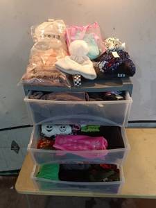 lot 79 image: Collection of Mixed Womens Clothing in Storage Drawers