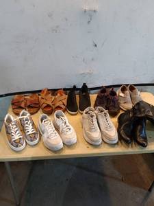 lot 93 image: Collection of 8 Pairs of Womens Shoes Assorted Styles and Brands