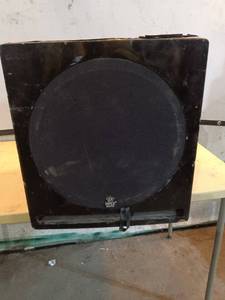 lot 96 image: Pyle Home PDSUB12A Powered Subwoofer