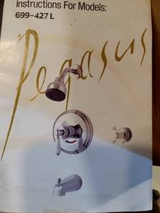 lot 98 image: Pegasus Shower Faucet Set with Greenlite Water-Saving Showerhead