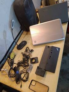 lot 117 image: Set of 2 Used Laptops with Accessories and Backpack