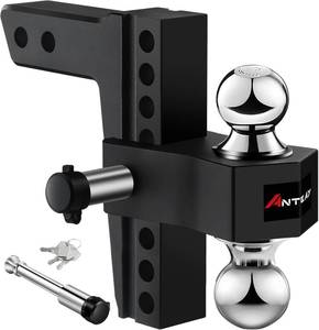 lot 3 image: ANTbay Adjustable Trailer Hitch Towing Ball Mounts