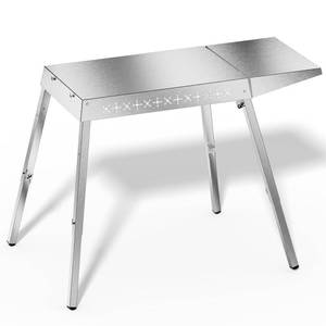 lot 32 image: Electactic Stainless Steel BBQ Grill Table