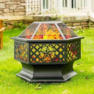lot 33 image: Panovue 28 Hex-Shaped Fire Pit