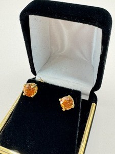lot 63J image: Pair of Hyacinth Zirconia Earrings, NWT
