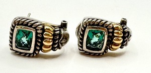 lot 79J image: Samuel Behnam 14k and Sterling Silver Earrings