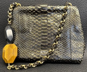 lot 108 image: Vintage Kotur Snakeskin Handbag