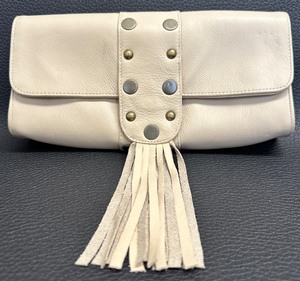 lot 50 image: Femme Fatale by Lucia Bell Fine Handbags - Creme Clutch