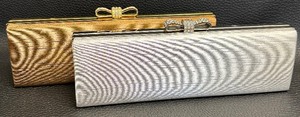 lot 102 image: Lovely Pair of Silver and Gold Clutches