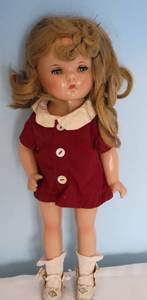 lot 160 image: Vintage Composition Doll
