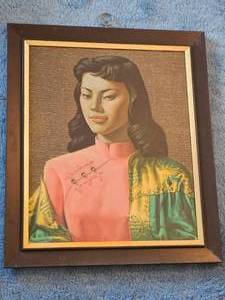 lot 17B image: Vladimir Tretchikoff Print  Miss Wong