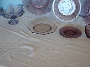 lot 56 image: Amethyst Purple Depression Ware Bundle