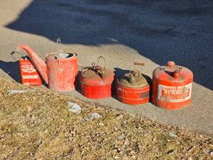 lot 349 image: Vintage Gas Canisters