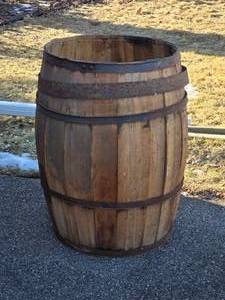 lot 170 image: Awesome Vintage Wood Barrel