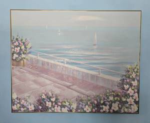 lot 177 image: Peaceful Fine Art Print - Sailboats in Bloom