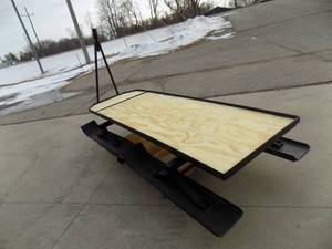 Home Built Pull Behind Sled with Ridge Hitch