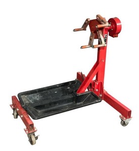 lot 1 image: Sunex Tools 8300GA Geared Engine Stand, 1000-Pound in Good Condition - Bring Help to Remove ($600 Retail)