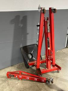 lot 2 image: Torin Big Red 2-Ton Engine Hoist - Bring Help to Remove ($379 Retail)