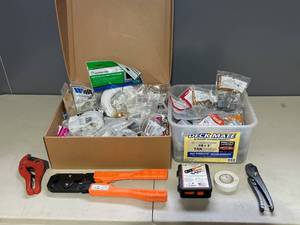 lot 89 image: PEX Crimping Kit with Tons of Accessories