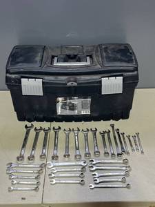 lot 93 image: Husky Tool Box with MAC, PM, Companion Wrenches and More