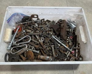 lot 105 image: HUGE Lot of Nuts and Bolts for Various Sizes
