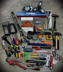 lot 122 image: Assorted Tools Lot - Stanley  Tool Shop  Husky and More