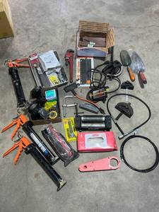 lot 123 image: Rousseau Co. Safety Power Switch (Working), Winch Roller, Laing Pump (Untested), and More