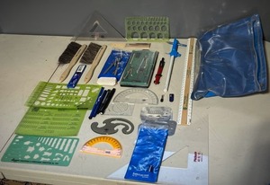 lot 156 image: Drafting  Drawing Supplies - Staedtler  Pickett  Helix