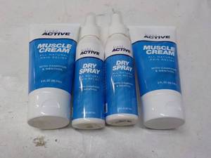 lot 47 image: 2 each Kuribl Active Muscle Cream a...