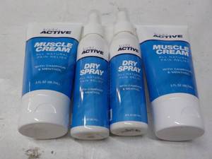 lot 48 image: 2 each Kuribl Active Muscle Cream a...