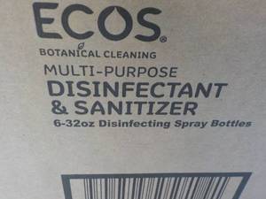 lot 51 image: 6 ct ECOS 32 oz Disinfectant and Sa...