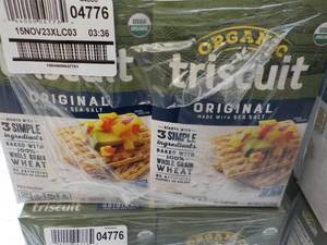 lot 53 image: 12 ct Triscuit 9 oz boxes Original...