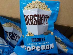 lot 62 image: 12 ct 2.25 oz bags Hersheys Cookie...