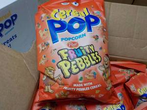 lot 65 image: 12 ct 5.25 oz bags Cereal Pop Popco...