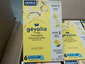 lot 79 image: 6 ct Keurig Gevalia 6 pods each Cha...