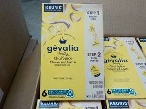 lot 80 image: 6 ct Keurig Gevalia 6 pods each Cha...
