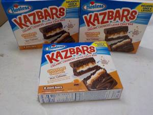 lot 91 image: 3 ct Hostess Kalbars Cake Bars- 8 ...