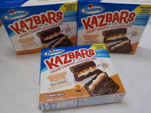 lot 92 image: 3 ct Hostess Kalbars Cake Bars- 8 ...