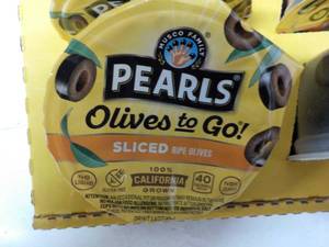 lot 101 image: 12 ct Pearls Olives to Go...