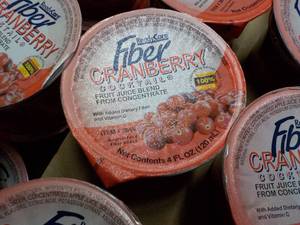 lot 102 image: 48 ct 4 oz Ready Care Fiber Cranber...