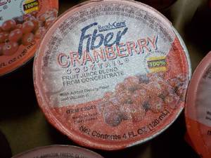 lot 103 image: 48 ct 4 oz Ready Care Fiber Cranber...