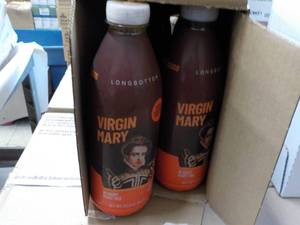 lot 105 image: 6 ct 33.8 oz bottles Virgin Mary Bl...