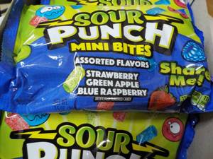 lot 117 image: 12 ct Sour Punch Mini Bites...